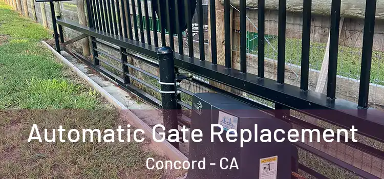  Automatic Gate Replacement Concord - CA
