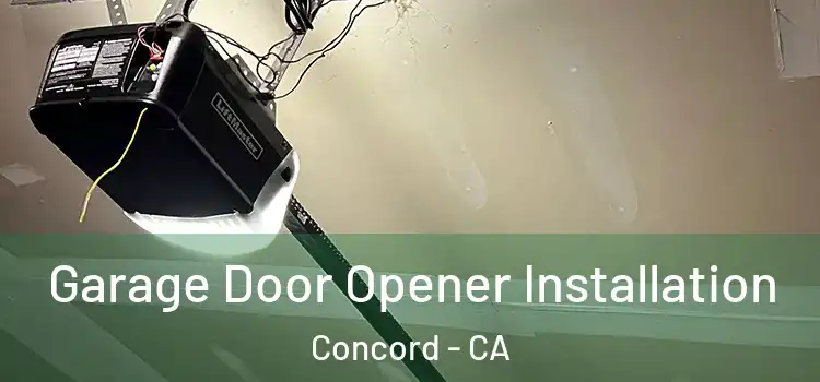  Garage Door Opener Installation Concord - CA