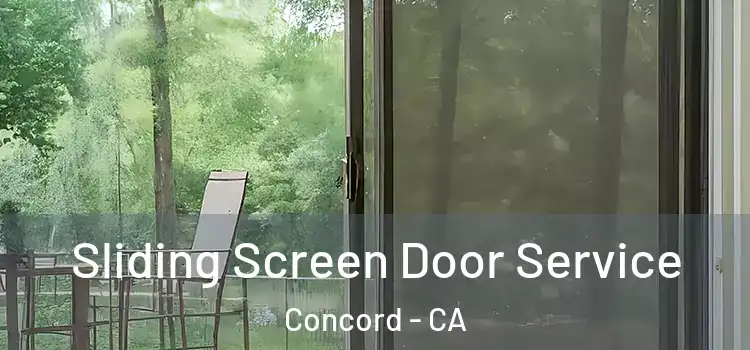 Sliding Screen Door Service Concord - CA